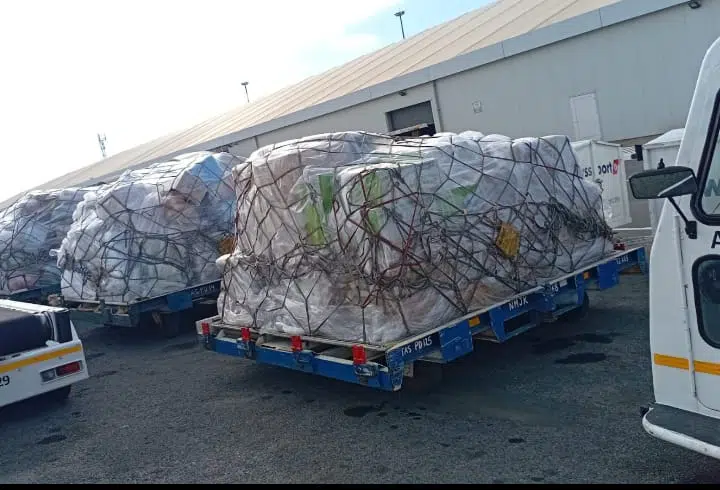 Secured Cargo Ready for Uplift